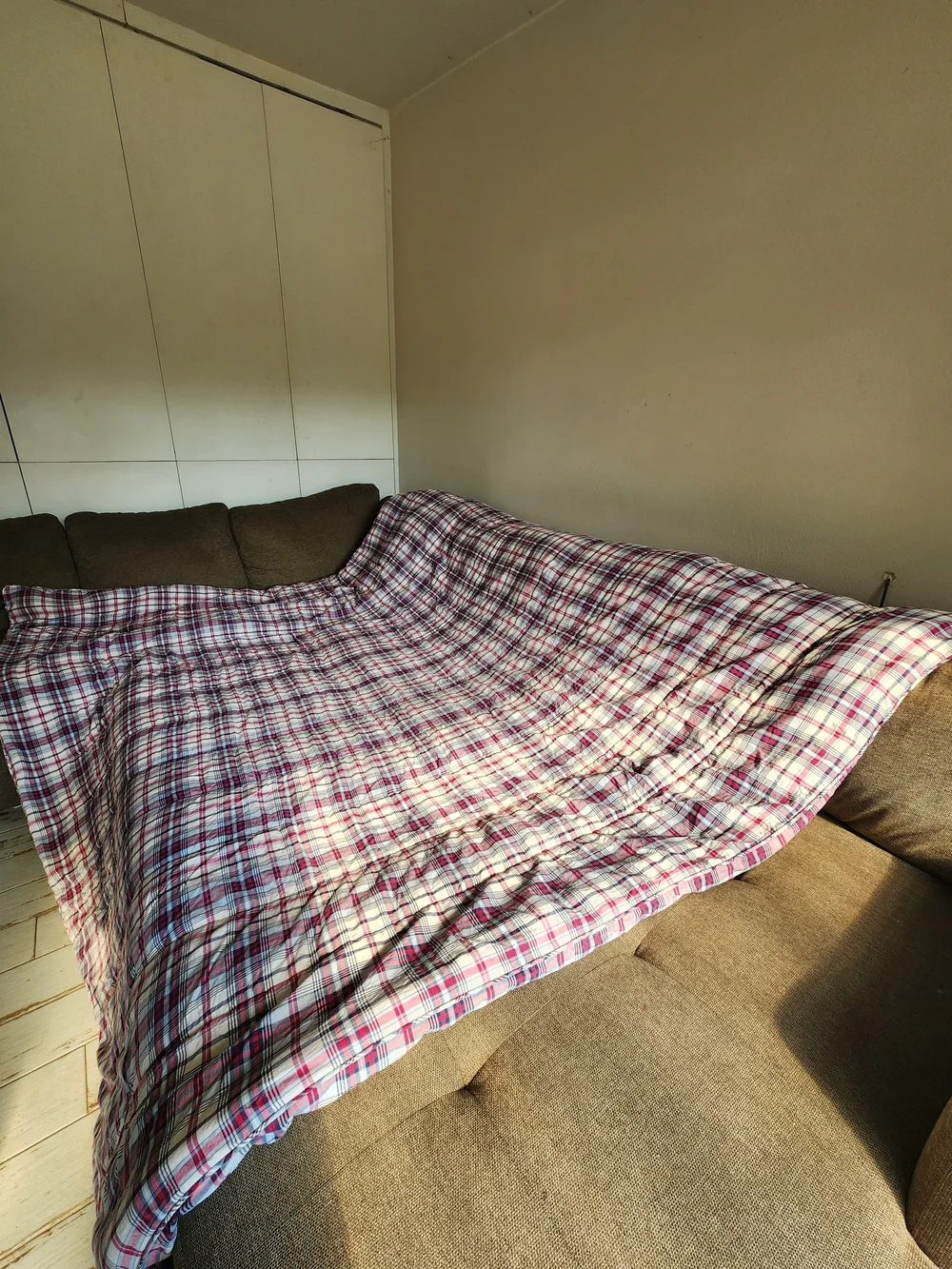 Vtge Ralph Lauren Plaid Cotton Comforter